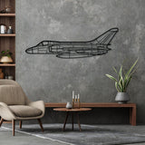 F4D Skyray Silhouette Metal Wall Art