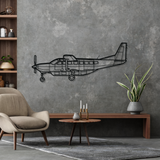 208 Caravan Silhouette Metal Wall Art