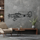 Stuka JU-87 Silhouette Metal Wall Art