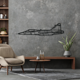 JAS 39 Gripern Silhouette Metal Wall Art