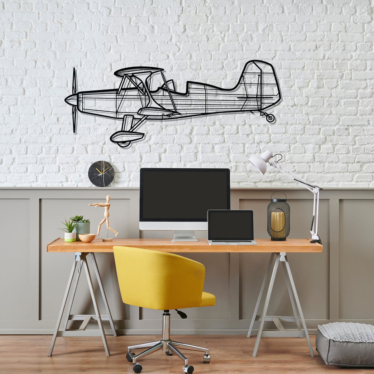 Starduster too Silhouette Metal Wall Art