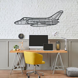 F4D Skyray Silhouette Metal Wall Art