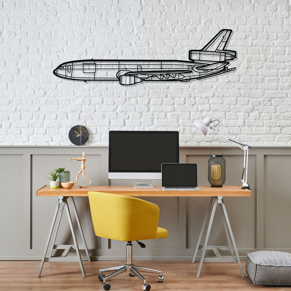 KC-10 Extender Silhouette Metal Wall Art