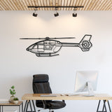 H145 Silhouette Metal Wall Art