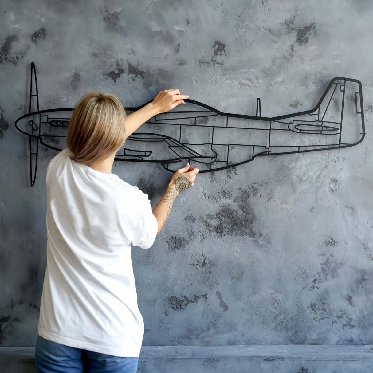 F-15 Strike Eagle Silhouette Metal Wall Art